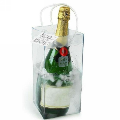 Champagnekoeler of wijnkoeler Icebag Design Collection Clear